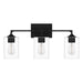 Myhouse Lighting Quoizel - PRC8624MBK - Three Light Bath - Prescott - Matte Black