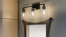 Myhouse Lighting Quoizel - PRC8624MBK - Three Light Bath - Prescott - Matte Black