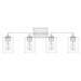 Myhouse Lighting Quoizel - PRC8633BN - Four Light Bath - Prescott - Brushed Nickel