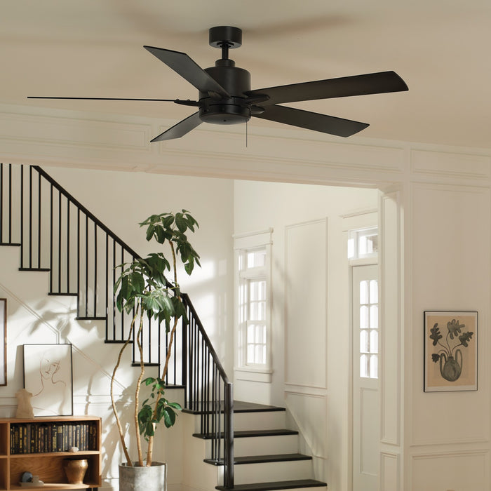 Myhouse Lighting Kichler - 330243SBK - 60"Ceiling Fan - Lucian II - Satin Black