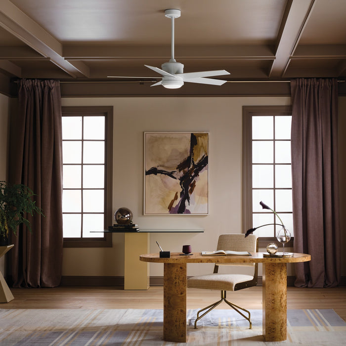 Myhouse Lighting Kichler - 300048MWH - 48"Ceiling Fan - Brahm - Matte White