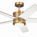 Myhouse Lighting Kichler - 300048NBR - 48"Ceiling Fan - Brahm - Natural Brass