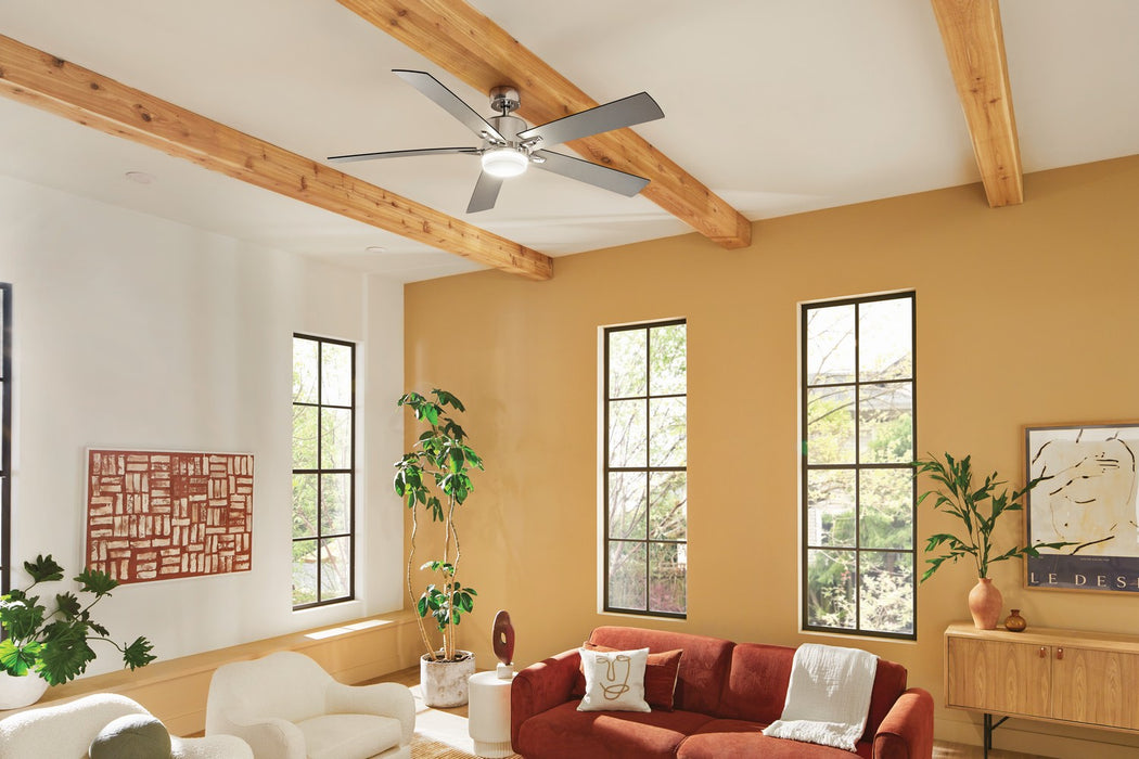 Myhouse Lighting Kichler - 330060PN - 60"Ceiling Fan - Lucian Elite XL - Polished Nickel