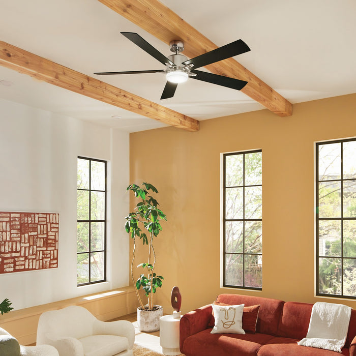 Myhouse Lighting Kichler - 330060PN - 60"Ceiling Fan - Lucian Elite XL - Polished Nickel