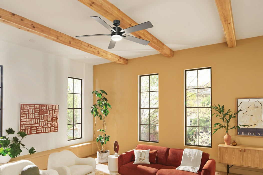 Myhouse Lighting Kichler - 330060SBK - 60"Ceiling Fan - Lucian Elite XL - Satin Black