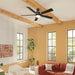 Myhouse Lighting Kichler - 330060SBK - 60"Ceiling Fan - Lucian Elite XL - Satin Black