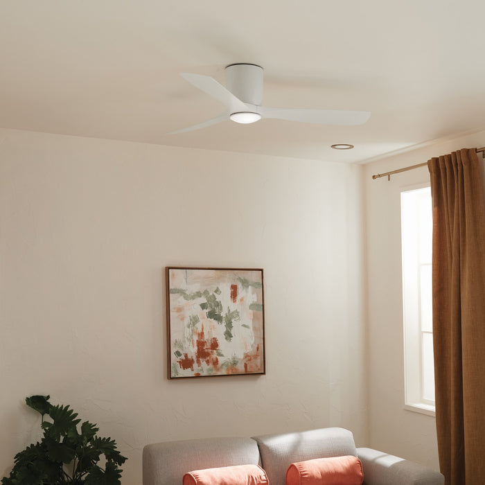 Myhouse Lighting Kichler - 300154MWH - 54"Ceiling Fan - Volos - Matte White