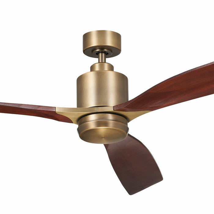 Myhouse Lighting Kichler - 300075NBR - 60"Ceiling Fan - Ridley II - Brushed Natural Brass