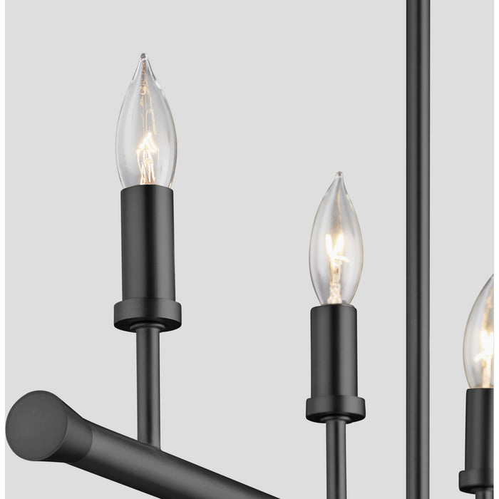 Myhouse Lighting Quorum - 647-5-59 - Five Light Chandelier - Harmony - Matte Black