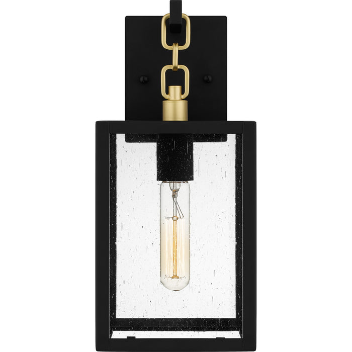 Myhouse Lighting Quoizel - ANC8406MBK - One Light Outdoor Wall Mount - Anchorage - Matte Black