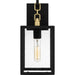 Myhouse Lighting Quoizel - ANC8406MBK - One Light Outdoor Wall Mount - Anchorage - Matte Black