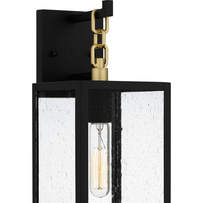 Myhouse Lighting Quoizel - ANC8406MBK - One Light Outdoor Wall Mount - Anchorage - Matte Black