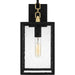 Myhouse Lighting Quoizel - ANC8407MBK - One Light Outdoor Wall Mount - Anchorage - Matte Black