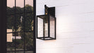 Myhouse Lighting Quoizel - ANC8407MBK - One Light Outdoor Wall Mount - Anchorage - Matte Black