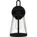 Myhouse Lighting Quoizel - BAB8406MBK - One Light Outdoor Wall Mount - Barber - Matte Black