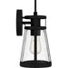 Myhouse Lighting Quoizel - BAB8406MBK - One Light Outdoor Wall Mount - Barber - Matte Black