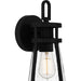 Myhouse Lighting Quoizel - BAB8406MBK - One Light Outdoor Wall Mount - Barber - Matte Black