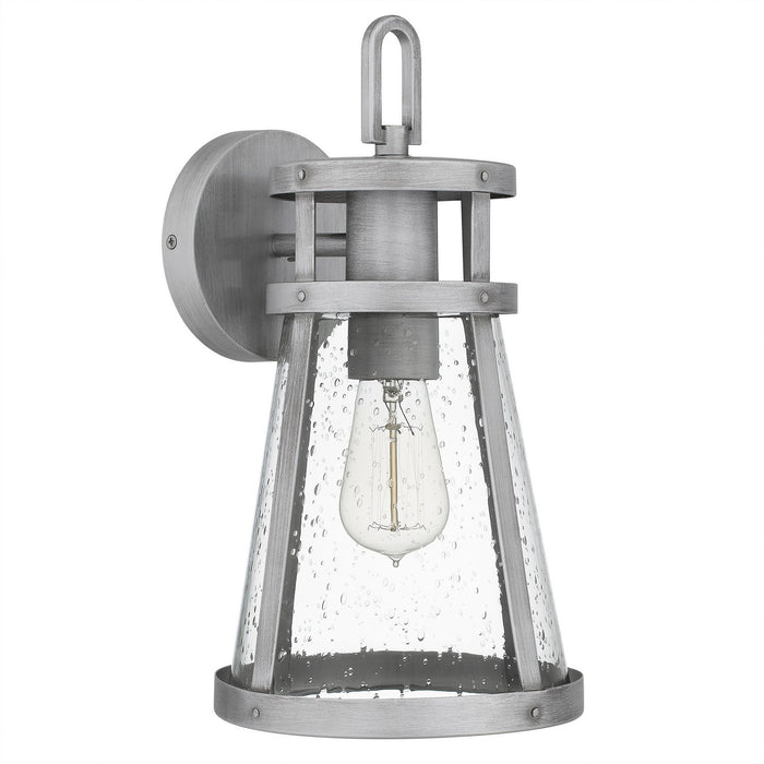 Myhouse Lighting Quoizel - BAB8408ABA - One Light Outdoor Wall Mount - Barber - Antique Brushed Aluminum