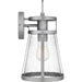 Myhouse Lighting Quoizel - BAB8408ABA - One Light Outdoor Wall Mount - Barber - Antique Brushed Aluminum