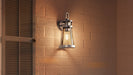 Myhouse Lighting Quoizel - BAB8408ABA - One Light Outdoor Wall Mount - Barber - Antique Brushed Aluminum