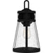 Myhouse Lighting Quoizel - BAB8408MBK - One Light Outdoor Wall Mount - Barber - Matte Black