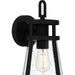 Myhouse Lighting Quoizel - BAB8408MBK - One Light Outdoor Wall Mount - Barber - Matte Black