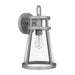 Myhouse Lighting Quoizel - BAB8409ABA - One Light Outdoor Wall Mount - Barber - Antique Brushed Aluminum