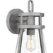 Myhouse Lighting Quoizel - BAB8409ABA - One Light Outdoor Wall Mount - Barber - Antique Brushed Aluminum