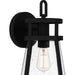 Myhouse Lighting Quoizel - BAB8409MBK - One Light Outdoor Wall Mount - Barber - Matte Black