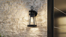 Myhouse Lighting Quoizel - BAB8409MBK - One Light Outdoor Wall Mount - Barber - Matte Black