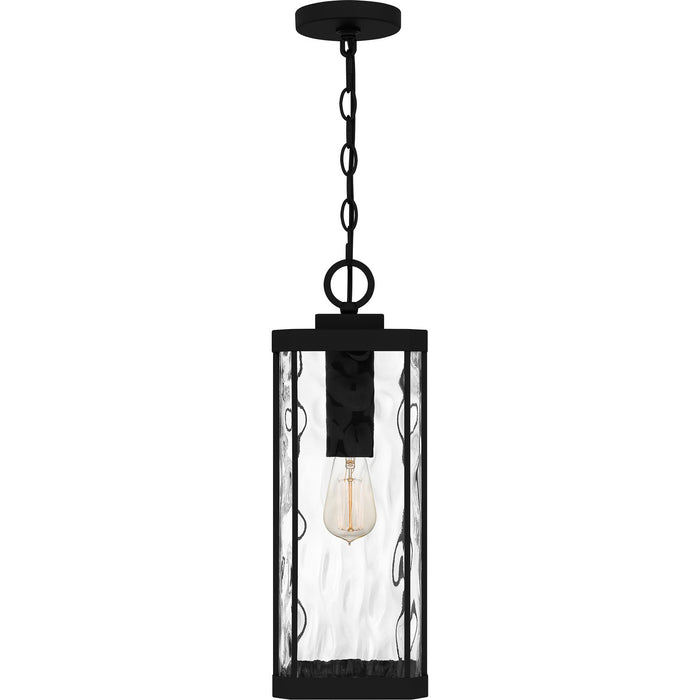 Myhouse Lighting Quoizel - BCR1907MBK - One Light Outdoor Hanging Lantern - Balchier - Matte Black