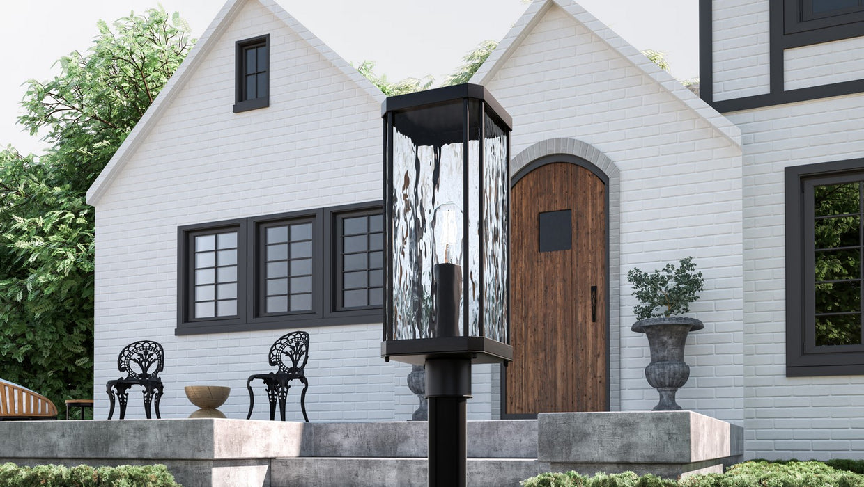 Myhouse Lighting Quoizel - BCR9007MBK - One Light Outdoor Post Mount - Balchier - Matte Black