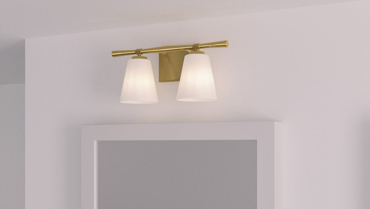 Myhouse Lighting Quoizel - BID8616AB - Two Light Bath - Brindley - Aged Brass