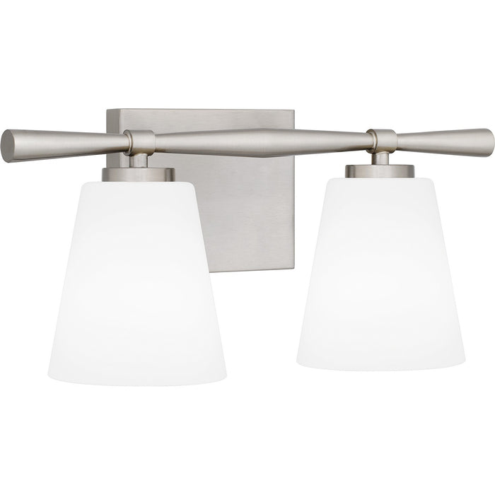 Myhouse Lighting Quoizel - BID8616BN - Two Light Bath - Brindley - Brushed Nickel