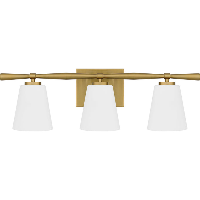 Myhouse Lighting Quoizel - BID8623AB - Three Light Bath - Brindley - Aged Brass