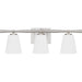 Myhouse Lighting Quoizel - BID8623BN - Three Light Bath - Brindley - Brushed Nickel