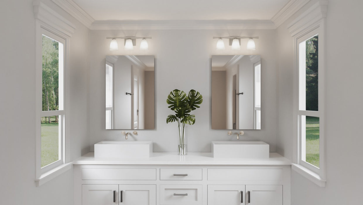 Myhouse Lighting Quoizel - BID8623BN - Three Light Bath - Brindley - Brushed Nickel