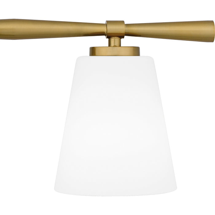 Myhouse Lighting Quoizel - BID8631AB - Four Light Bath - Brindley - Aged Brass