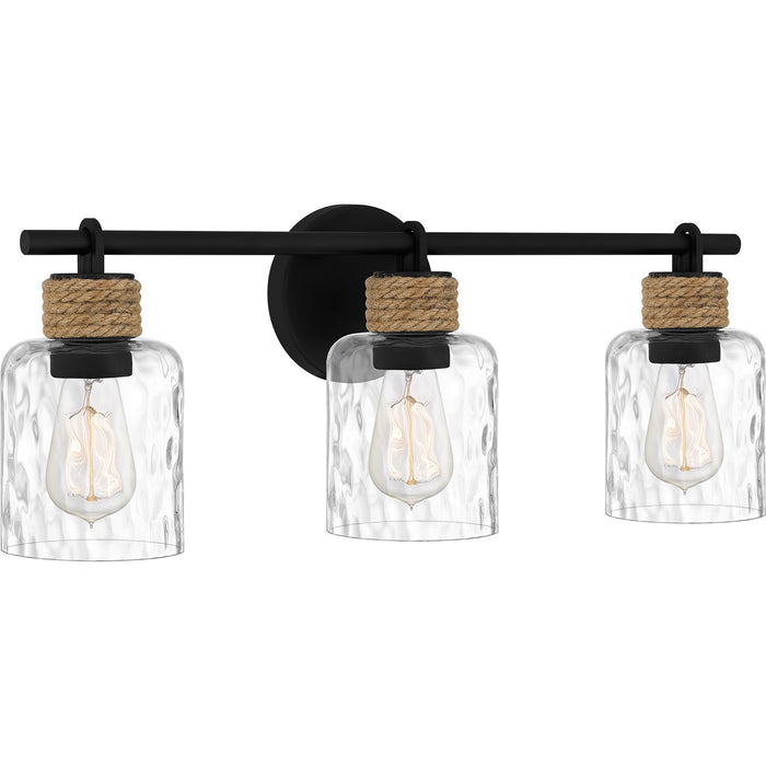 Myhouse Lighting Quoizel - BTC8624MBK - Three Light Bath - Baltic - Matte Black