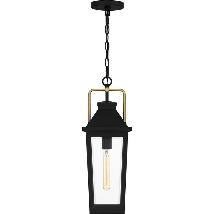 Myhouse Lighting Quoizel - BUK1907MBK - One Light Outdoor Hanging Lantern - Buckley - Matte Black