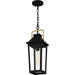 Myhouse Lighting Quoizel - BUK1907MBK - One Light Outdoor Hanging Lantern - Buckley - Matte Black