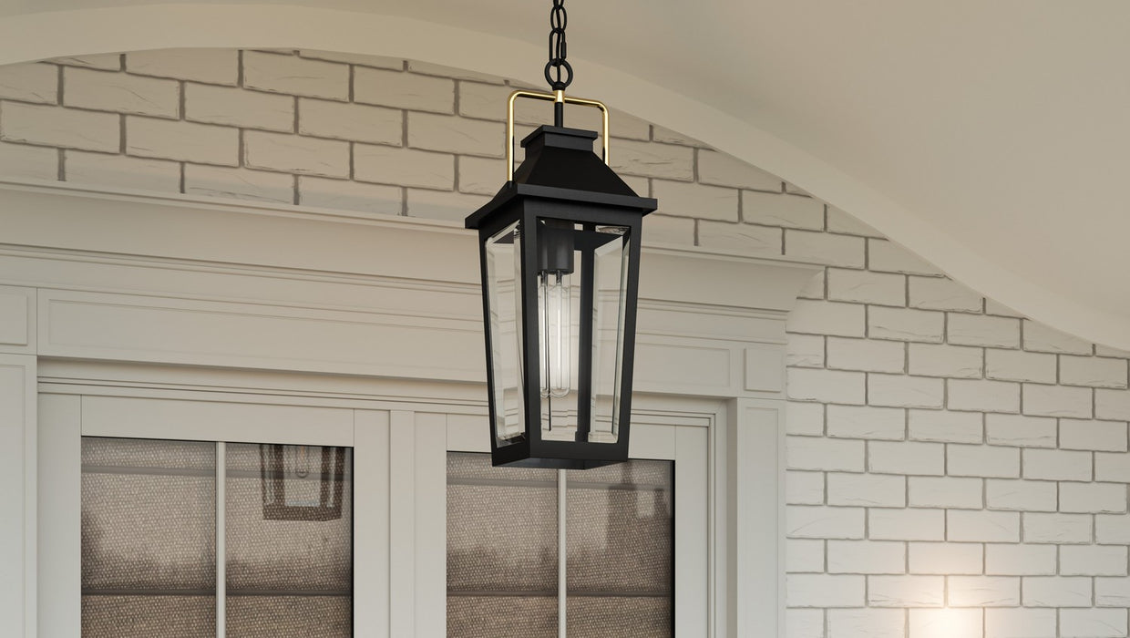 Myhouse Lighting Quoizel - BUK1907MBK - One Light Outdoor Hanging Lantern - Buckley - Matte Black