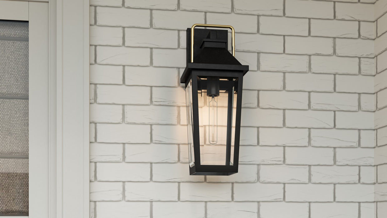 Myhouse Lighting Quoizel - BUK8407MBK - One Light Outdoor Wall Mount - Buckley - Matte Black