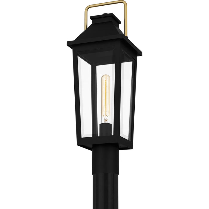 Myhouse Lighting Quoizel - BUK9007MBK - One Light Outdoor Post Mount - Buckley - Matte Black