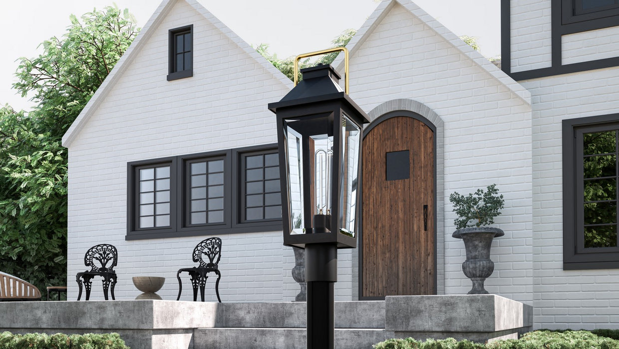 Myhouse Lighting Quoizel - BUK9007MBK - One Light Outdoor Post Mount - Buckley - Matte Black