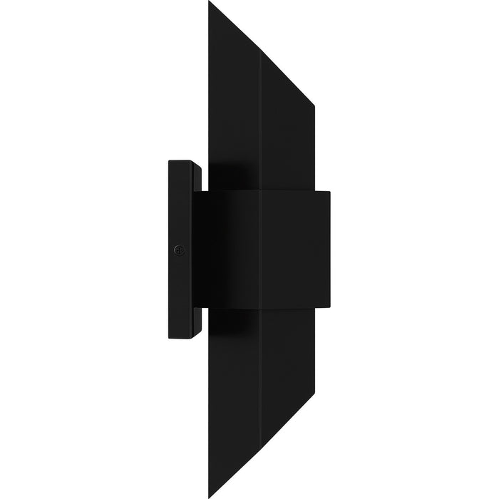 Myhouse Lighting Quoizel - CHS8307MBKG - LED Outdoor Wall Mount - Chasm - Matte Black Gold