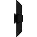 Myhouse Lighting Quoizel - CHS8407MBKG - LED Outdoor Wall Mount - Chasm - Matte Black Gold