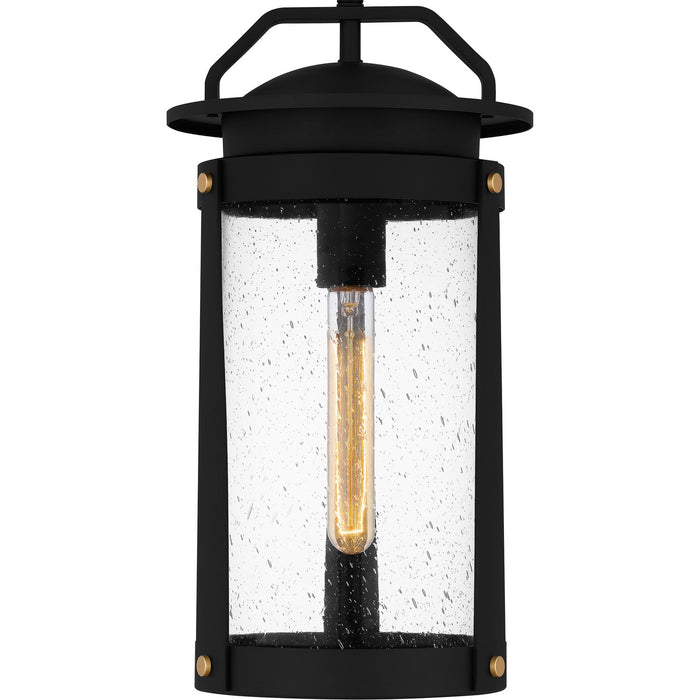 Myhouse Lighting Quoizel - CLI1909EK - One Light Outdoor Hanging Lantern - Clifton - Earth Black