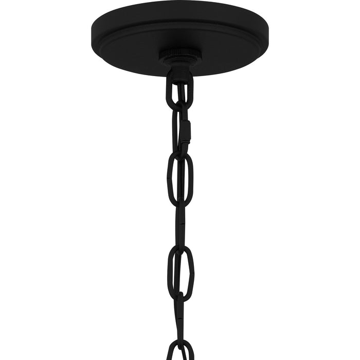 Myhouse Lighting Quoizel - CLI1909EK - One Light Outdoor Hanging Lantern - Clifton - Earth Black