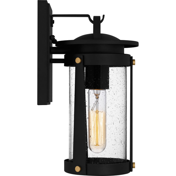 Myhouse Lighting Quoizel - CLI8406EK - One Light Outdoor Wall Mount - Clifton - Earth Black